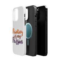 DistinctInk ToughCase for Apple iPhone, Compatible with MagSafe Charging - Painting is My Passion