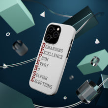 DistinctInk ToughCase for Apple iPhone, Compatible with MagSafe Charging - DEFENSE Demanding Excellence