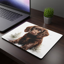 DistinctInk Mouse Pad - 1/4" Foam Rubber - Boykin Spaniel Puppy Drawing