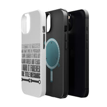 DistinctInk ToughCase for Apple iPhone, Compatible with MagSafe Charging - Mechanic Can't Be Inherited Purchased