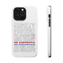 DistinctInk ToughCase for Apple iPhone, Compatible with MagSafe Charging - Married Men Cheat in America