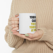 DistinctInk Glossy White Coffee / Tea Mug - Your Mom Called You Left Your Game at Home
