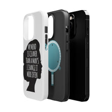 DistinctInk ToughCase for Apple iPhone, Compatible with MagSafe Charging - My Mind is Cleaner Than a Man's I Change It
