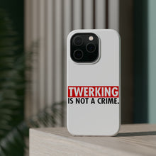 DistinctInk ToughCase for Apple iPhone, Compatible with MagSafe Charging - Twerking is Not a Crime