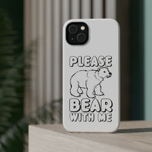 DistinctInk ToughCase for Apple iPhone, Compatible with MagSafe Charging - Please BEAR With Me