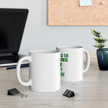 DistinctInk Glossy White Coffee / Tea Mug - Reasons to be a Teacher June July August