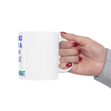DistinctInk Glossy White Coffee / Tea Mug - Nothing Beats a Fresh Bottle of Moonshine