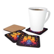 DistinctInk (Set of 4) Corkwood Coasters with Finding Your Purpose in LifeDesign for Halloween LGBTQ+ Pride