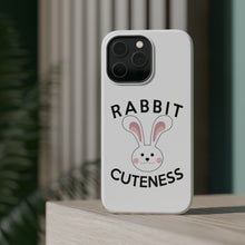 DistinctInk ToughCase for Apple iPhone, Compatible with MagSafe Charging - Rabbit Cuteness - Bunny Ears