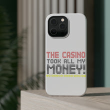 DistinctInk ToughCase for Apple iPhone, Compatible with MagSafe Charging - The Casino Took All My Money