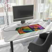 DistinctInk LED Gaming Mouse Pad with The Road to Fulfillment Design for LGBTQ+ Pride