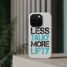 DistinctInk ToughCase for Apple iPhone, Compatible with MagSafe Charging - Less Talky More Lifty
