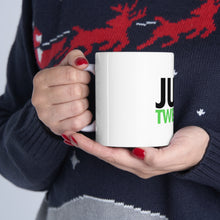 DistinctInk Glossy White Coffee / Tea Mug - Just Twerk It