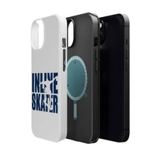DistinctInk ToughCase for Apple iPhone, Compatible with MagSafe Charging - Inline Skater - Skating