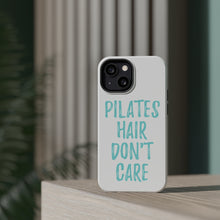 DistinctInk ToughCase for Apple iPhone, Compatible with MagSafe Charging - Pilates Hair Don't Care
