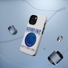 DistinctInk ToughCase for Apple iPhone, Compatible with MagSafe Charging - Bowling That's How I Roll