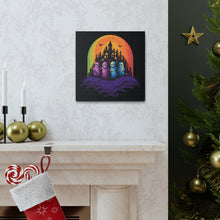 DistinctInk Canvas Wall Art with Discover Your True Path for Halloween LGBTQ+ Pride