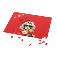 DistinctInk Jigsaw Puzzle with What Time Is Taylor's Game? design