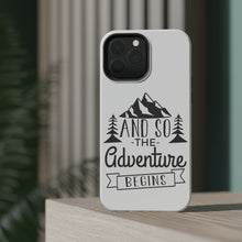 DistinctInk ToughCase for Apple iPhone, Compatible with MagSafe Charging - And so the Adventure Begins