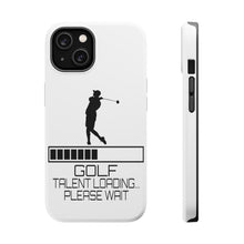 DistinctInk ToughCase for Apple iPhone, Compatible with MagSafe Charging - Golf Talent Loading Please Wait