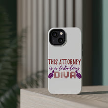 DistinctInk ToughCase for Apple iPhone, Compatible with MagSafe Charging - This Attorney is a Fabulous Diva