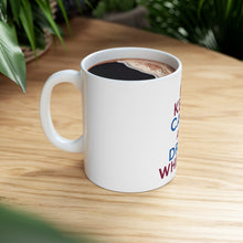 DistinctInk Glossy White Coffee / Tea Mug - Keep Calm and Drink Whiskey