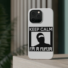 DistinctInk ToughCase for Apple iPhone, Compatible with MagSafe Charging - Keep Calm I'm a Ninja