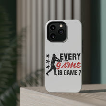 DistinctInk ToughCase for Apple iPhone, Compatible with MagSafe Charging - Baseball Every Game is Game 7