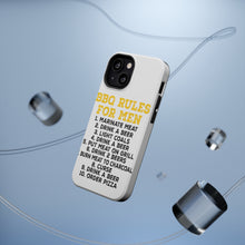 DistinctInk ToughCase for Apple iPhone, Compatible with MagSafe Charging - BBQ Rules for Men