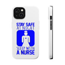 DistinctInk ToughCase for Apple iPhone, Compatible with MagSafe Charging - Stay Safe at Night Sleep With a Nurse