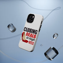DistinctInk ToughCase for Apple iPhone, Compatible with MagSafe Charging - Closing Deals in High Heels