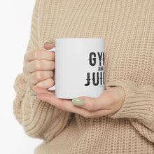 DistinctInk Glossy White Coffee / Tea Mug - Gym And Juice