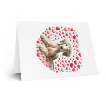 DistinctInk Greeting Card / Note Card - Valentine's Day Sloughi Puppy