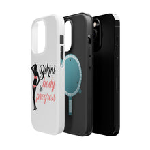DistinctInk ToughCase for Apple iPhone, Compatible with MagSafe Charging - Bikini Body in Progress