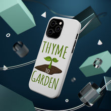 DistinctInk ToughCase for Apple iPhone, Compatible with MagSafe Charging - Thyme to Garden