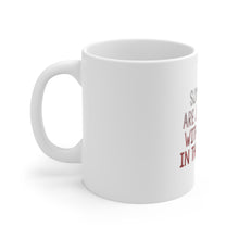 DistinctInk Glossy White Coffee / Tea Mug - Some Girls Are Just Born with Glitter in Their Veins