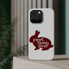 DistinctInk ToughCase for Apple iPhone, Compatible with MagSafe Charging - Proud Bunny Mom - Rabbit