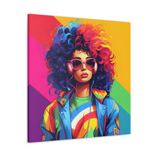 DistinctInk Canvas Wall Art with Living a Full Life for LGBTQ+ Pride