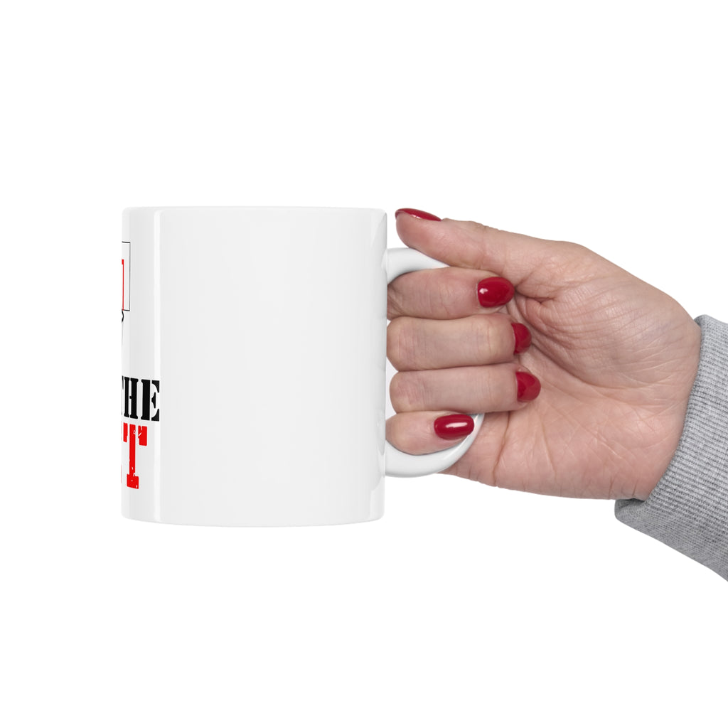 Glossy White Coffee / Tea Mug - Cut the Net Basketball, view 12
