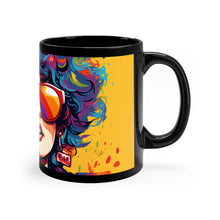 DistinctInk Black Coffee Mug - Start Building Your Dreams for LGBTQ+ Pride