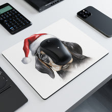 DistinctInk Mouse Pad - 1/4" Foam Rubber - Bluetick Coonhound Puppy Drawing
