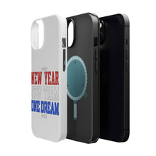 DistinctInk ToughCase for Apple iPhone, Compatible with MagSafe Charging - New Year New Team One Dream