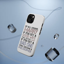 DistinctInk ToughCase for Apple iPhone, Compatible with MagSafe Charging - Marry - Good Wife Become Happy