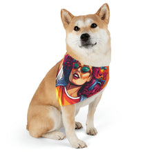 DistinctInk Adjustable Pet Banana Collar with Leading a New Path Design for LGBTQ+ Pride