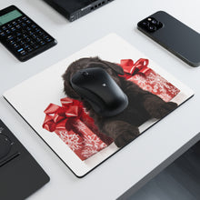 DistinctInk Mouse Pad - 1/4" Foam Rubber - Black Russian Terrier Puppy