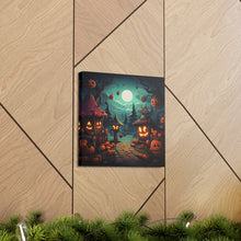 DistinctInk Canvas Wall Art with Trick or Treat Fun for Halloween