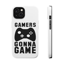 DistinctInk ToughCase for Apple iPhone, Compatible with MagSafe Charging - Gamers Gonna Game - Video Games