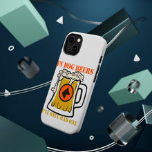 DistinctInk ToughCase for Apple iPhone, Compatible with MagSafe Charging - In Dog Beers, I've Only Had One