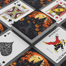 DistinctInk Playing Poker Cards with Darkness Falls on Halloween Design for Halloween