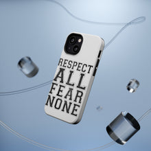 DistinctInk ToughCase for Apple iPhone, Compatible with MagSafe Charging - Respect All Fear None